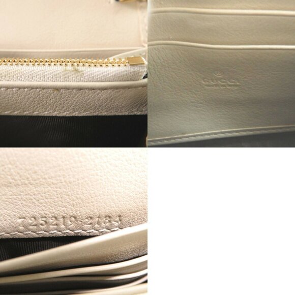 GUCCI White Leather Wallet - Picture 11 of 11